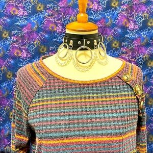 🌈 Lovely cozy striped top